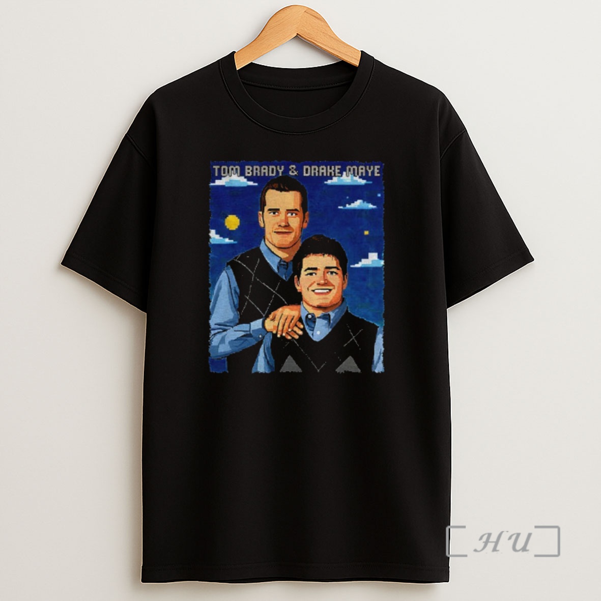 Officials Tom Brady And Drake Maye Stepbrothers New England Patriots Nfl 2025 Vintage Premium Shirt Sweatshirt Tee
