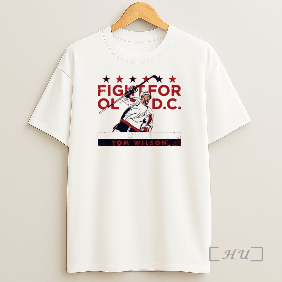 Officials Tom Wilson Fight For Old Dc Washington Capitals Hockey Signature Ornaments Shirt Sweatshirt Tee