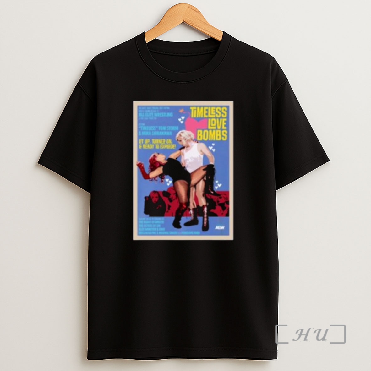 Officials Toni Storm Mina Shirakawa Timeless Love Bombs Circle Black Shirt Sweatshirt Tee