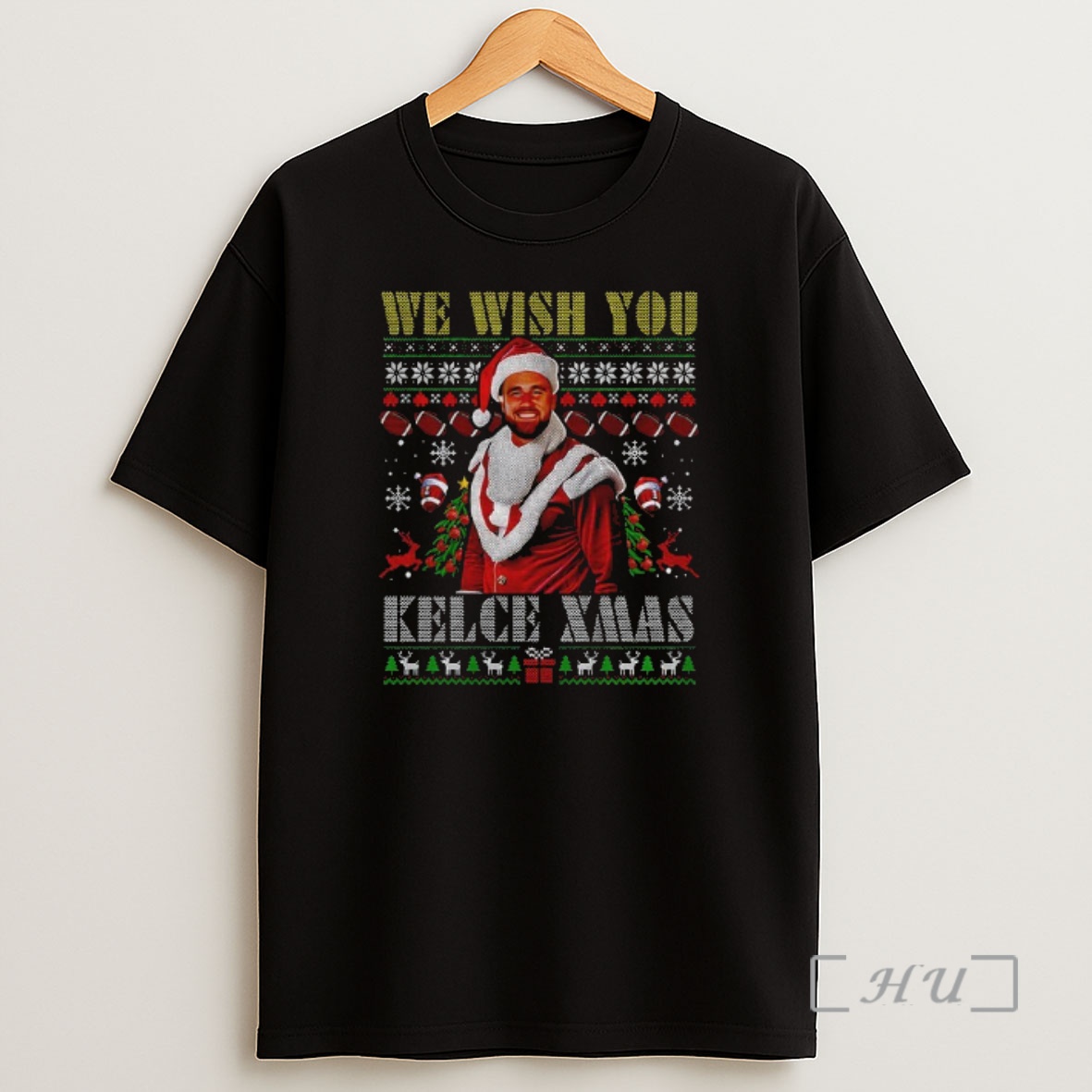 Officials Travis Kelce We Wish You Kelce Xmas Merry Christmas Premium Shirt Sweatshirt Tee