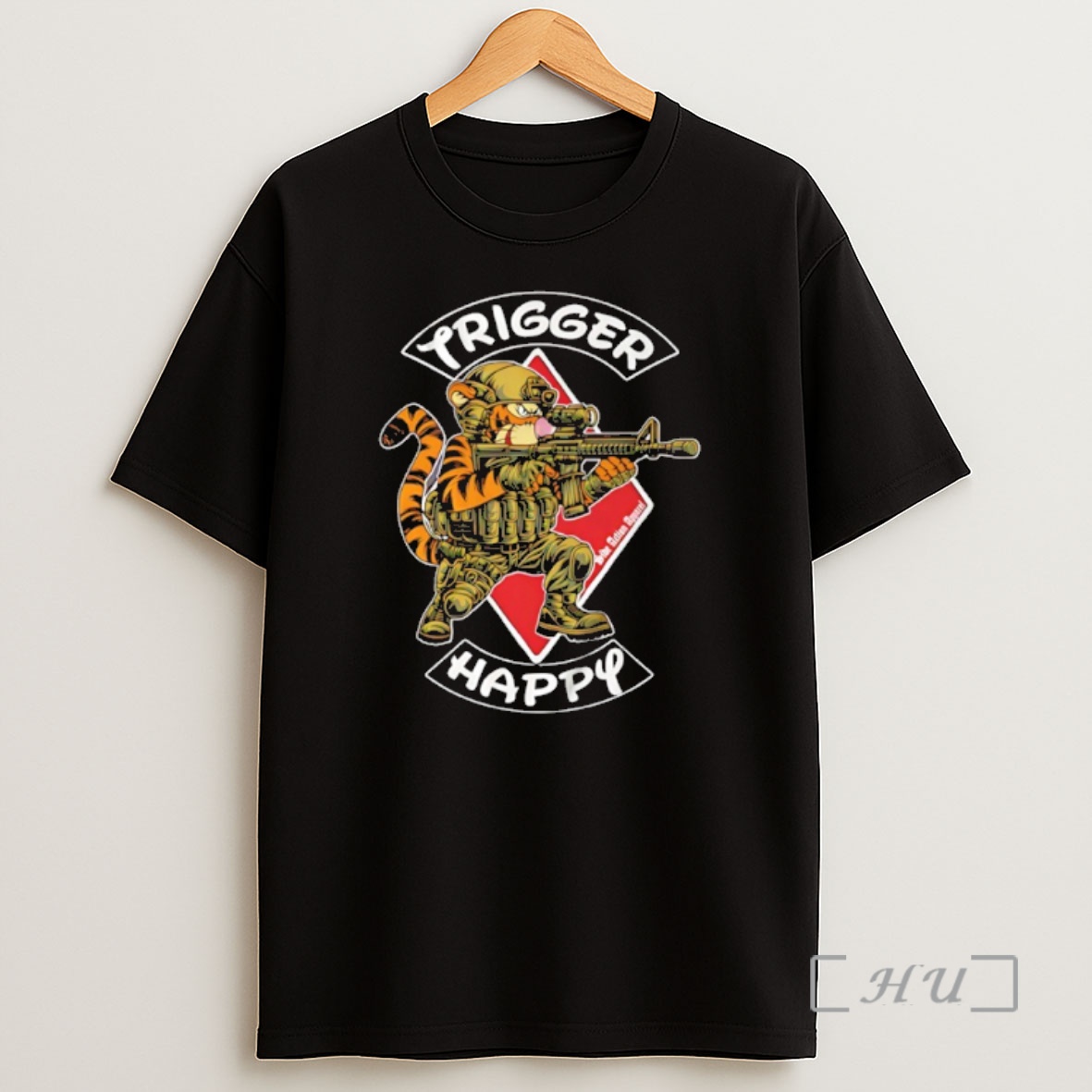 Officials Trigger Happy Tiger Soldier Premium Shirt Sweatshirt Tee