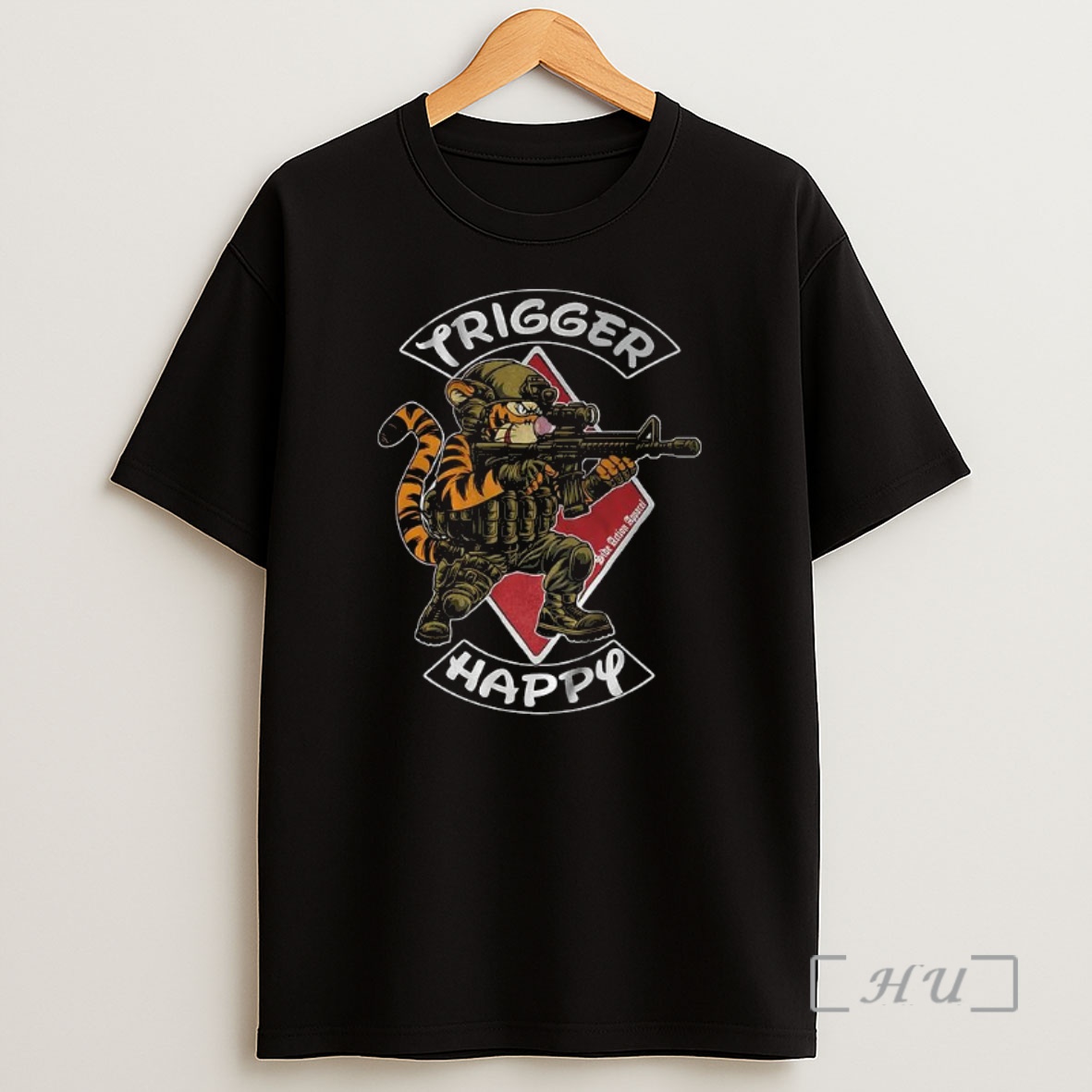 Officials Trigger Happy Tigger Pooh Soldier Premium Shirt Sweatshirt Tee