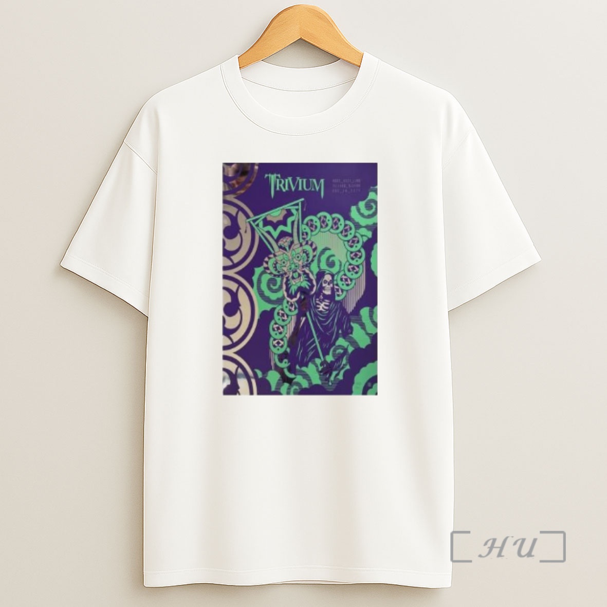 Officials Trivium Hard Rock Live Orlando Florida Dec 14 2025 Circle White Shirt Sweatshirt Tee