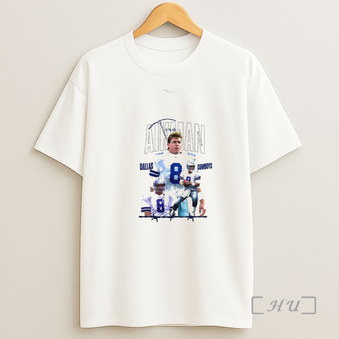 Officials Troy Aikman Dallas Cowboys Football Legend Graphic Signature Shirt Sweatshirt Tee