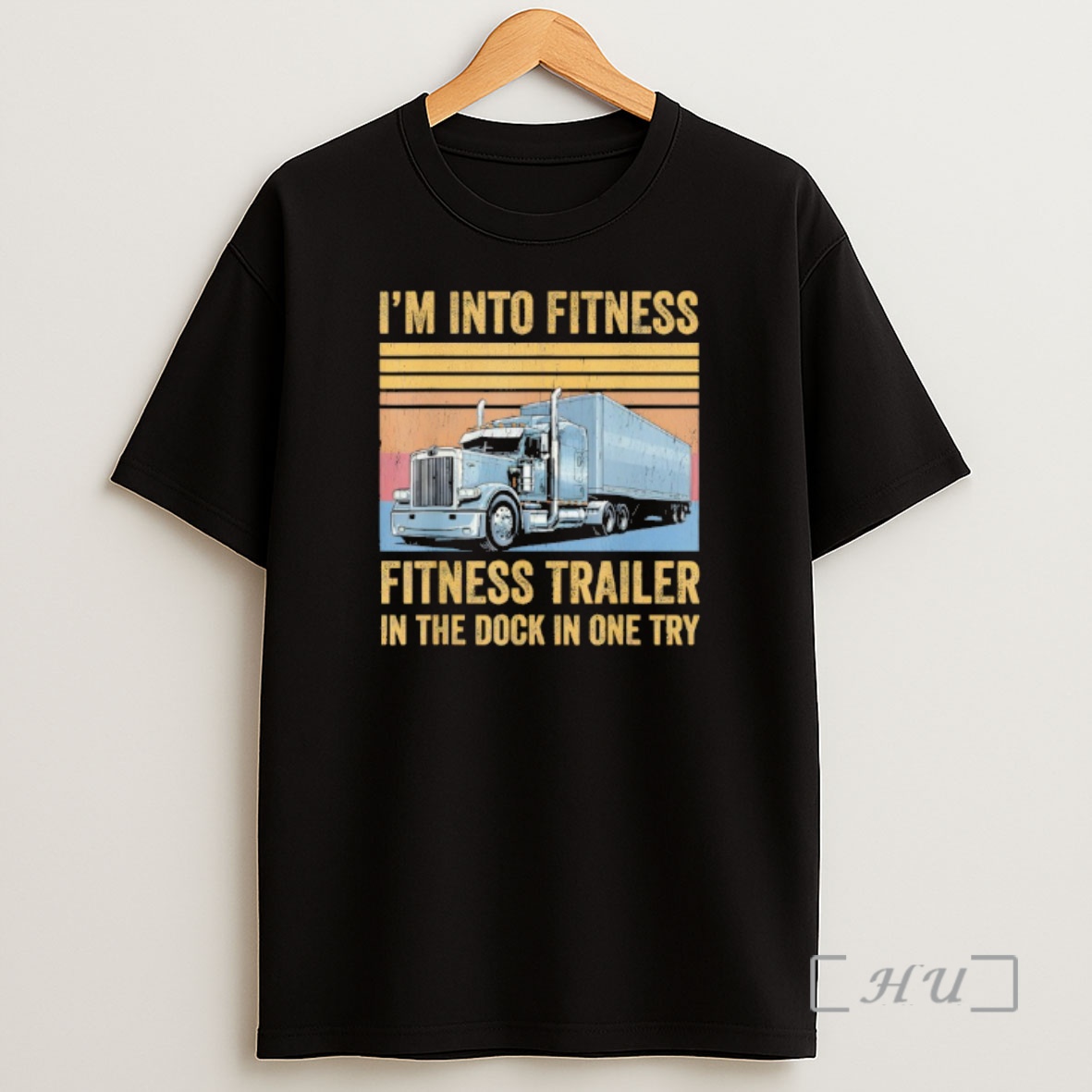 Officials Trucker Pun Fitness Whole Trailer In The Dock In One Try Shirt Sweatshirt Tee