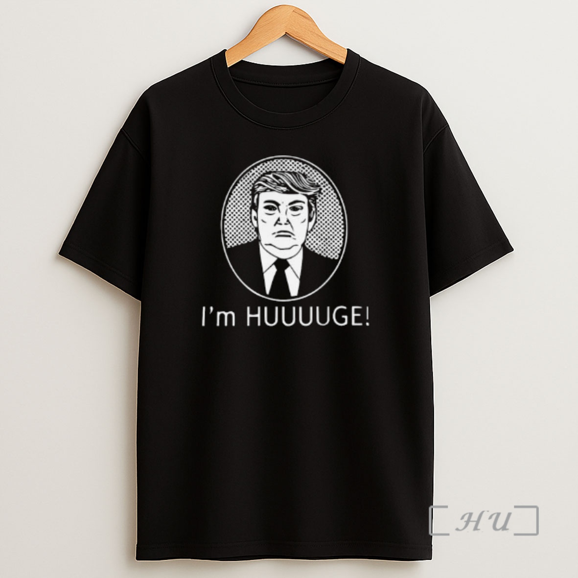 Officials Trump Im Huge Circle Black Shirt Sweatshirt Tee