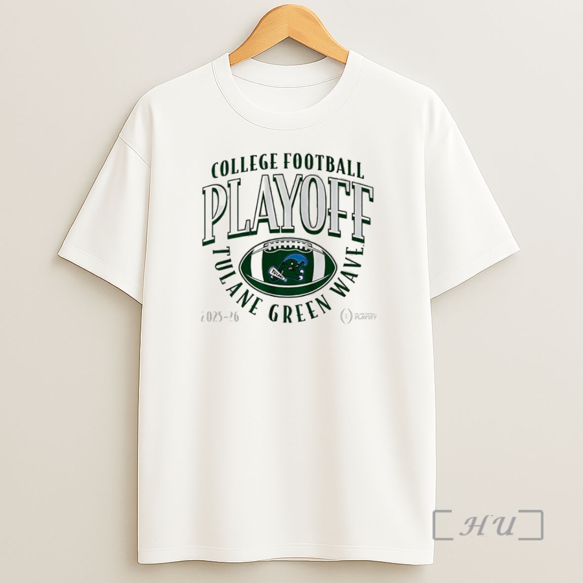 Officials Tulane Green Wave 2025 2026 College Football Playoff Curve Logo Circle Shirt Sweatshirt Tee