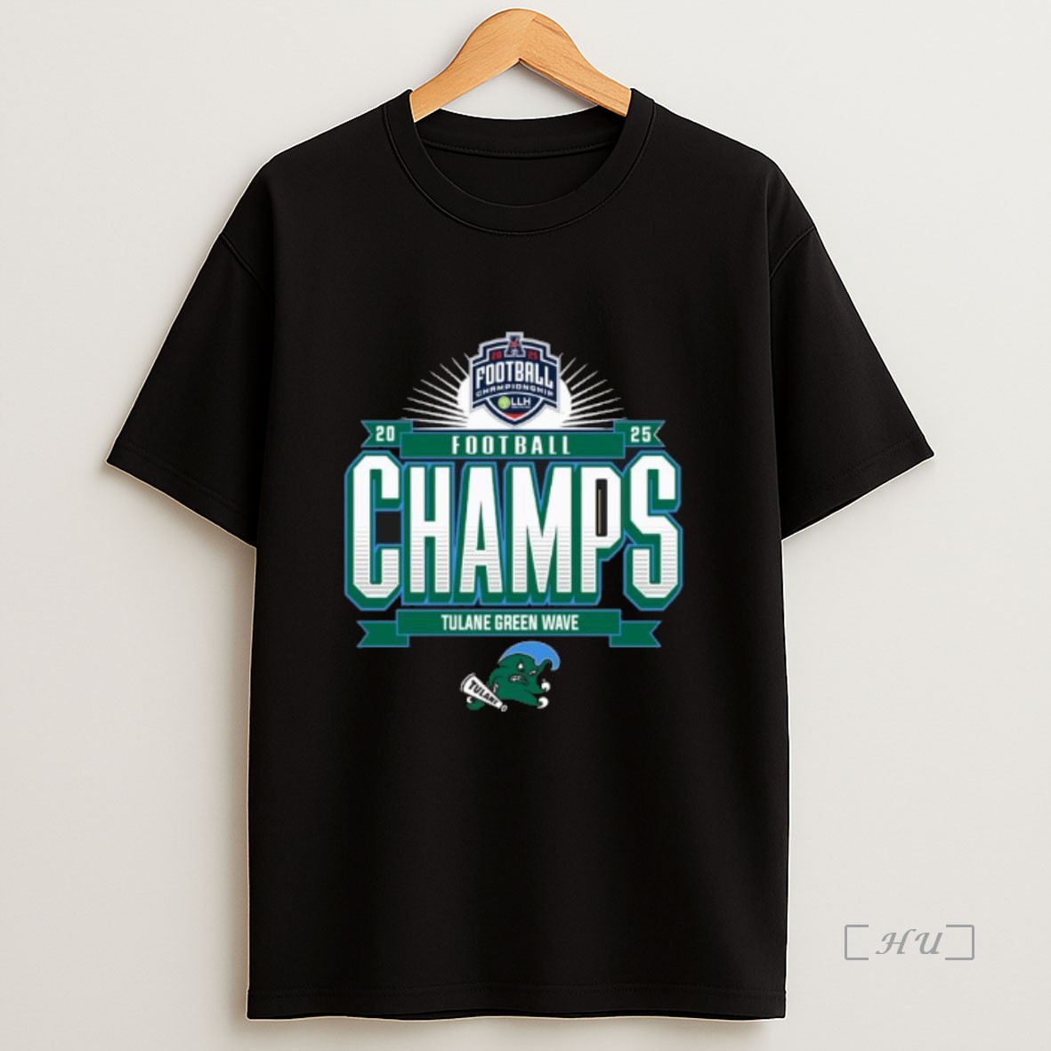 Officials Tulane Green Wave 2025 American Conference Football Conference Champions Premium Shirt Sweatshirt Tee