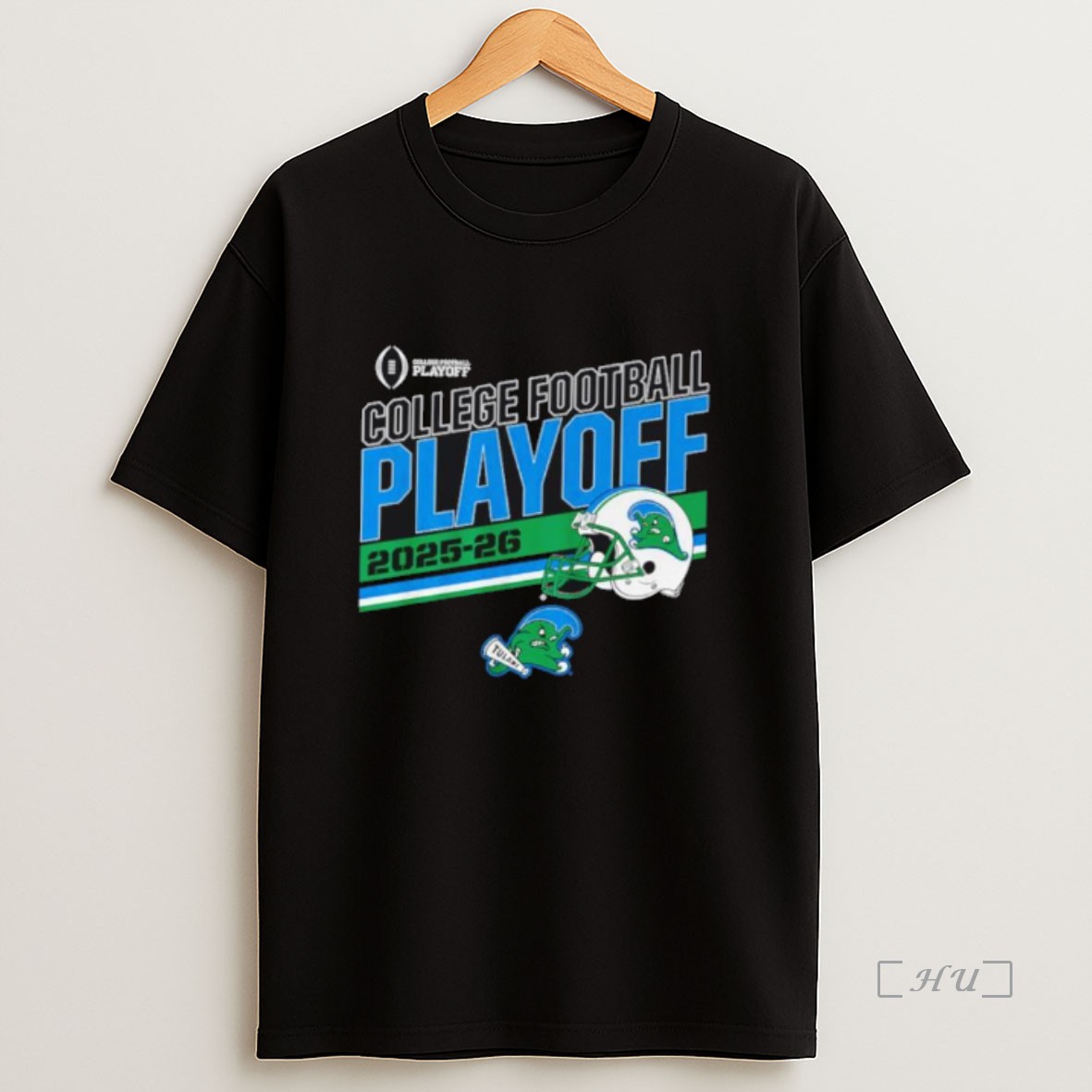 Officials Tulane Green Wave 2025 Cfb Playoff Stripe Premium Shirt Sweatshirt Tee