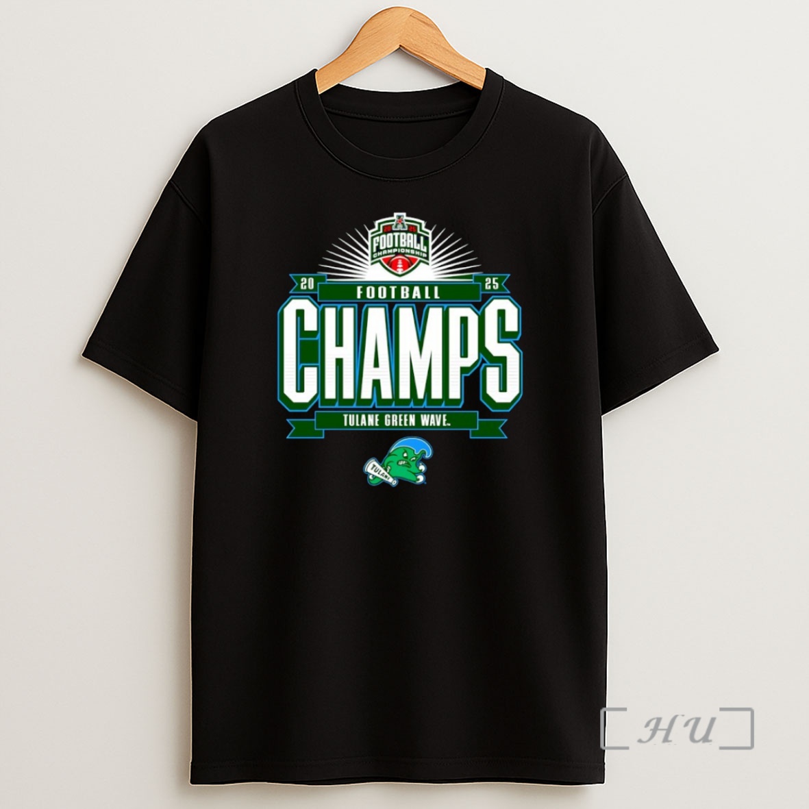Officials Tulane Green Wave 2025 The American Football Champions Locker Room Shirt Sweatshirt Tee