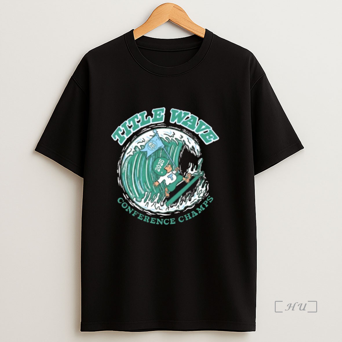 Officials Tulane Green Wave 2025 Title Wave Conference Champs Premium Shirt Sweatshirt Tee