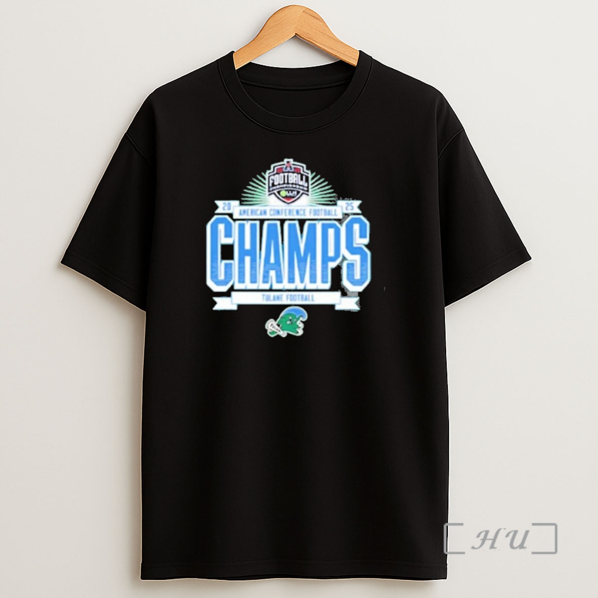 Officials Tulane Green Wave American Conference Football Champions 2025 Shirt Sweatshirt Tee