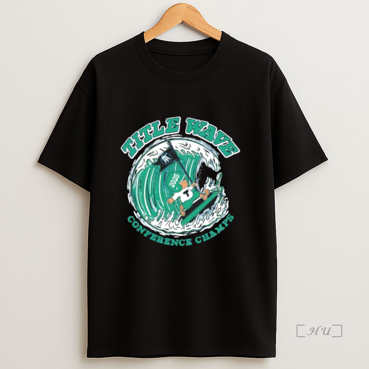 Officials Tulane Green Wave Title Wave 2025 Conference Champions Premium Shirt Sweatshirt Tee