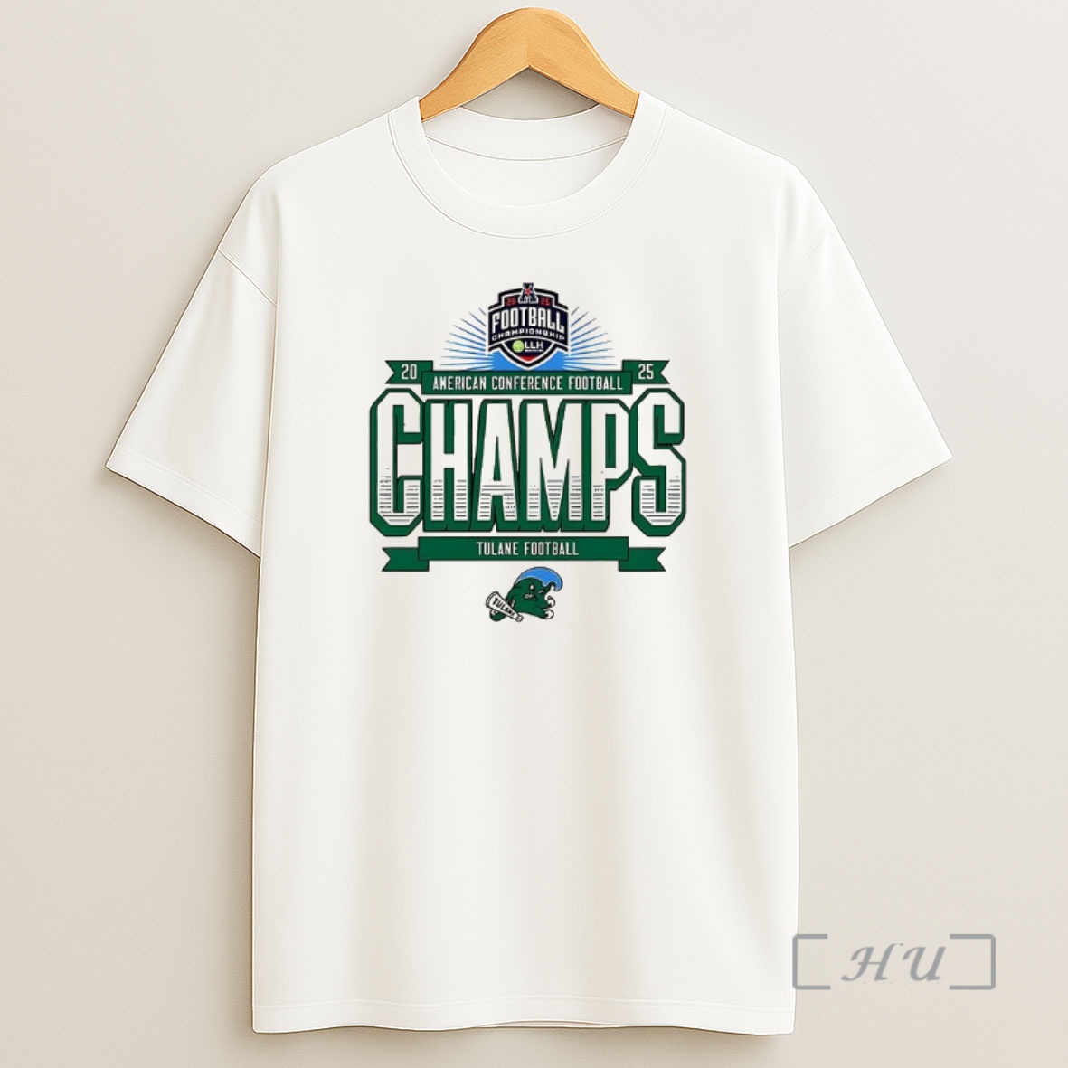 Officials Tulane Green Wave Football American Conference Football Champs 2025 Premium Shirt Sweatshirt Tee