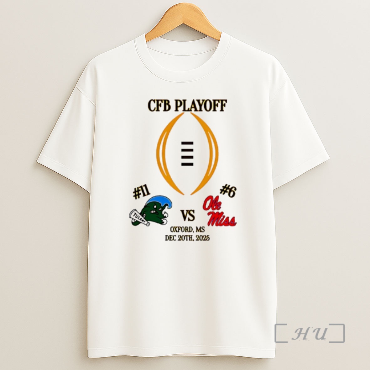 Officials Tulane Vs Ole Miss 2025 Cfp First Rd Playoff Game 3 Shirt Sweatshirt Tee