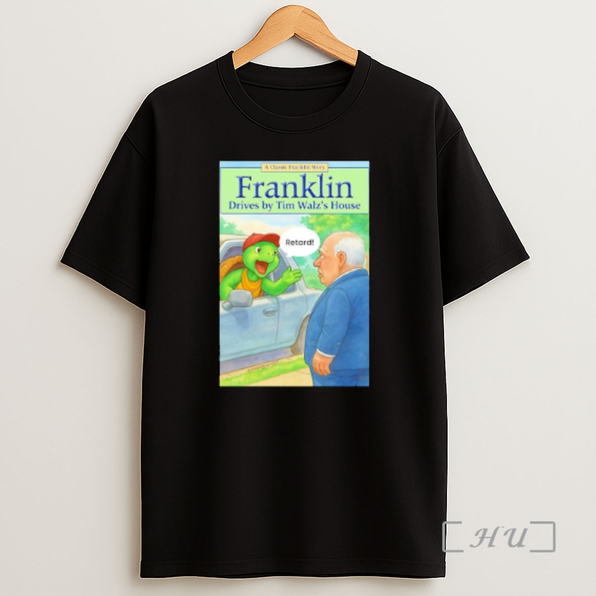Officials Turtle Franklin Drives By Tim Walzs House Pete Hegseth Meme Premium Shirt Sweatshirt Tee
