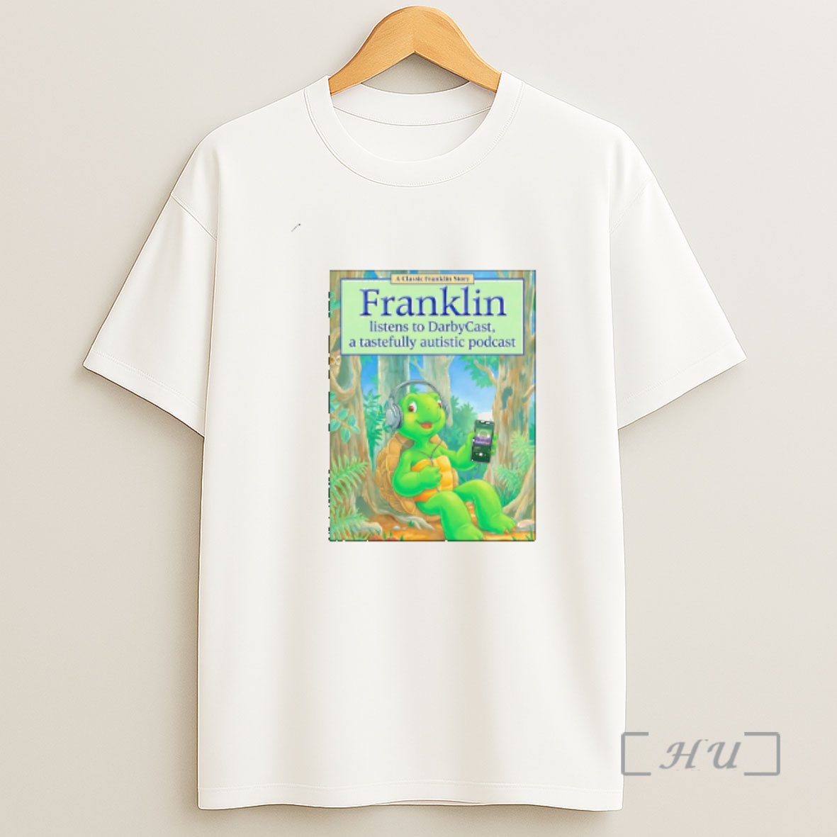 Officials Turtle Franklin Listens To Darbycats A Tastefully Autistic Podcast Pete Hegseth Meme Premium Shirt Sweatshirt Tee