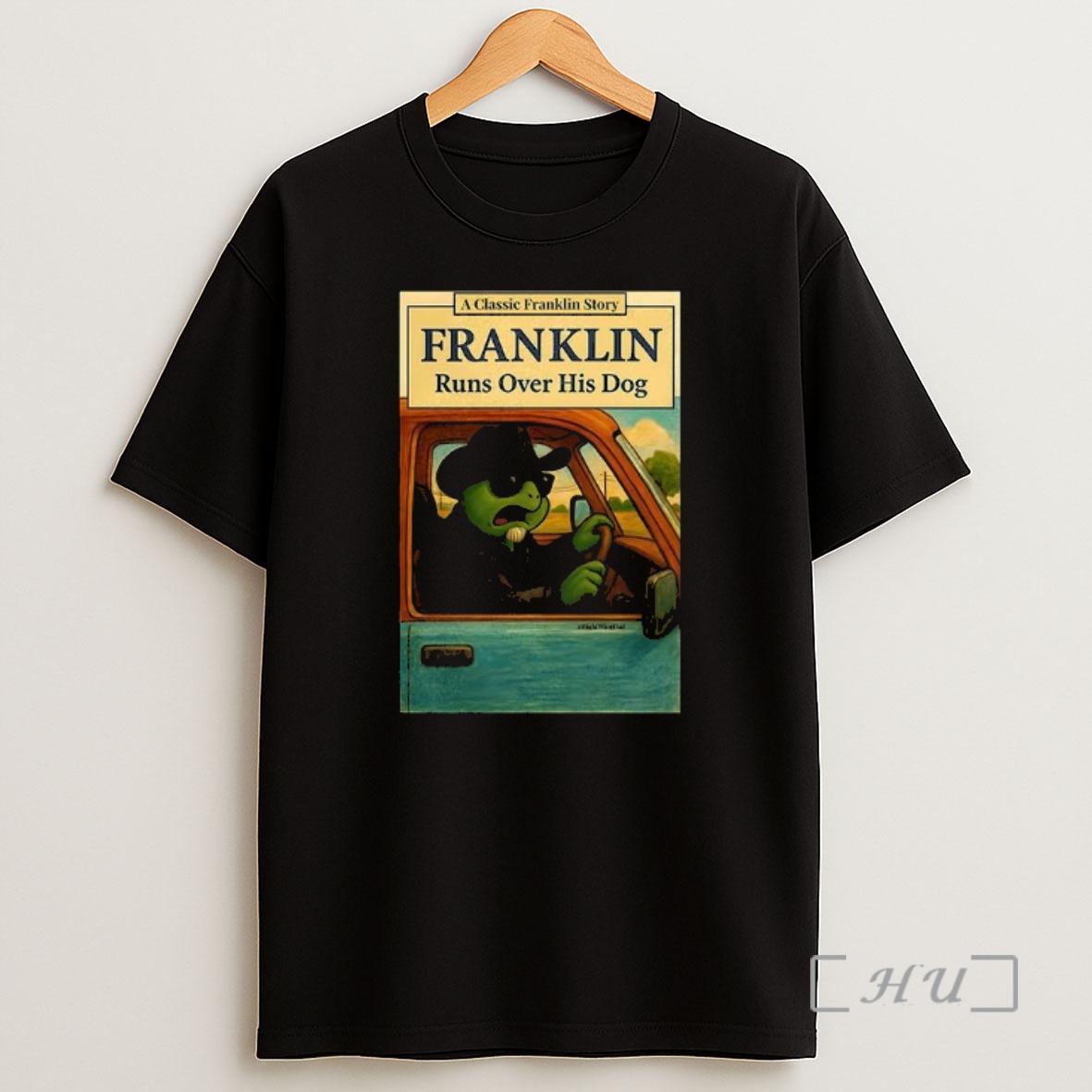 Officials Turtle Franklin Runs Over His Dog Premium Shirt Sweatshirt Tee
