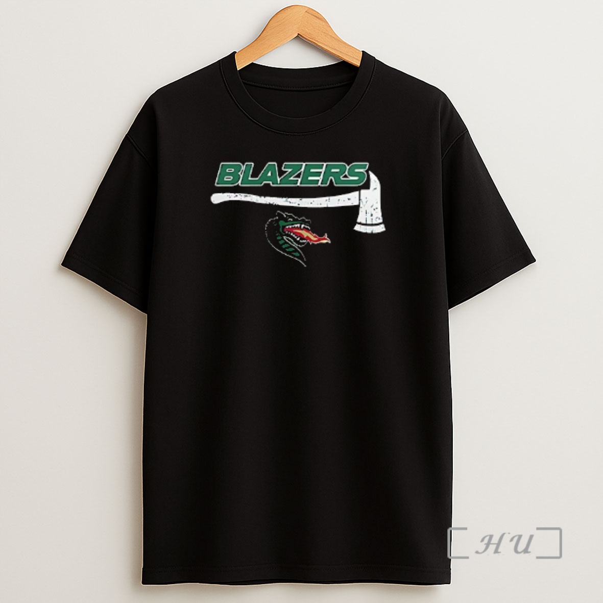 Officials Uab Blazers Firefighters Appreciation Gameday Logo Double Sided Graphic Shirt Sweatshirt Tee