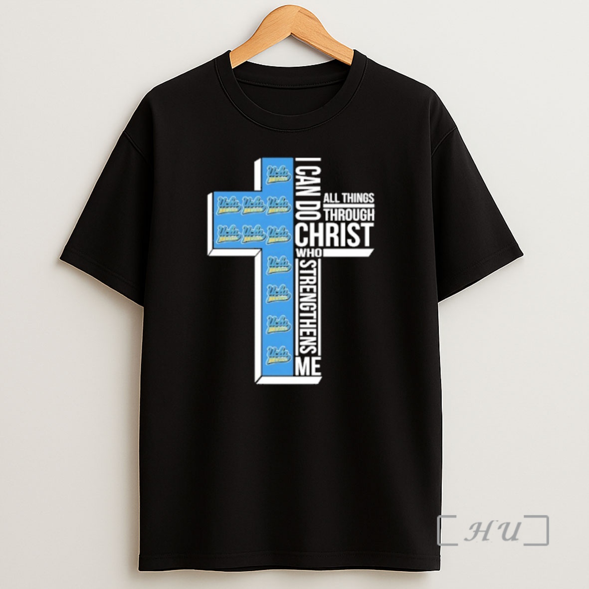 Officials Ucla Bruins Cross I Can Do All Things Through Christ Who Strengthen Me Shirt Sweatshirt Tee