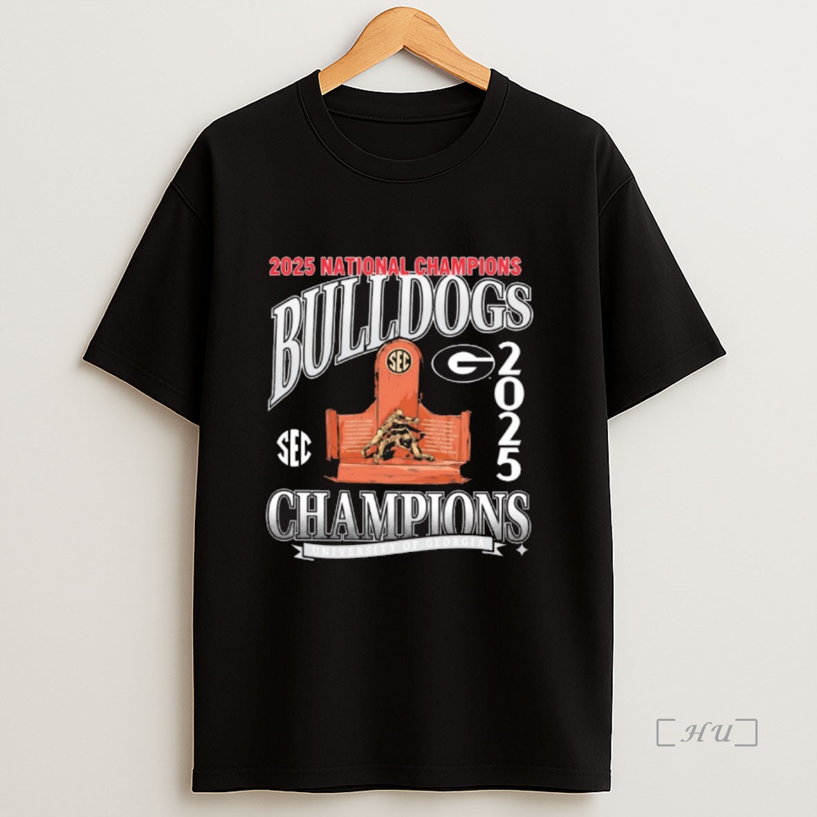 Officials Uga Georgia Bulldogs 2025 Sec Football Champions University Of Georgia Premium Shirt Sweatshirt Tee
