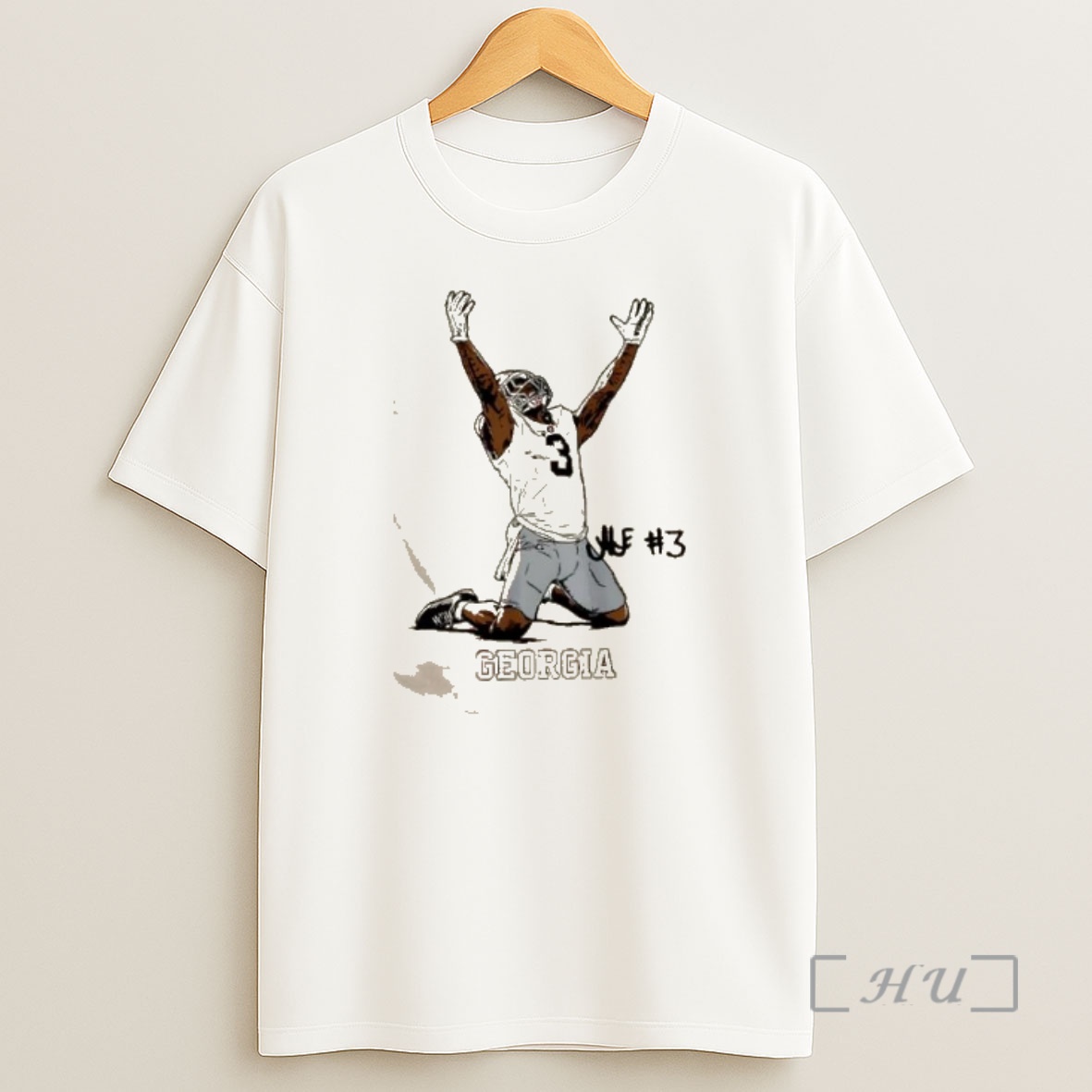 Officials Uga Georgia Bulldogs Football Nate Frazier End Zone Celebration Signature Premium Shirt Sweatshirt Tee