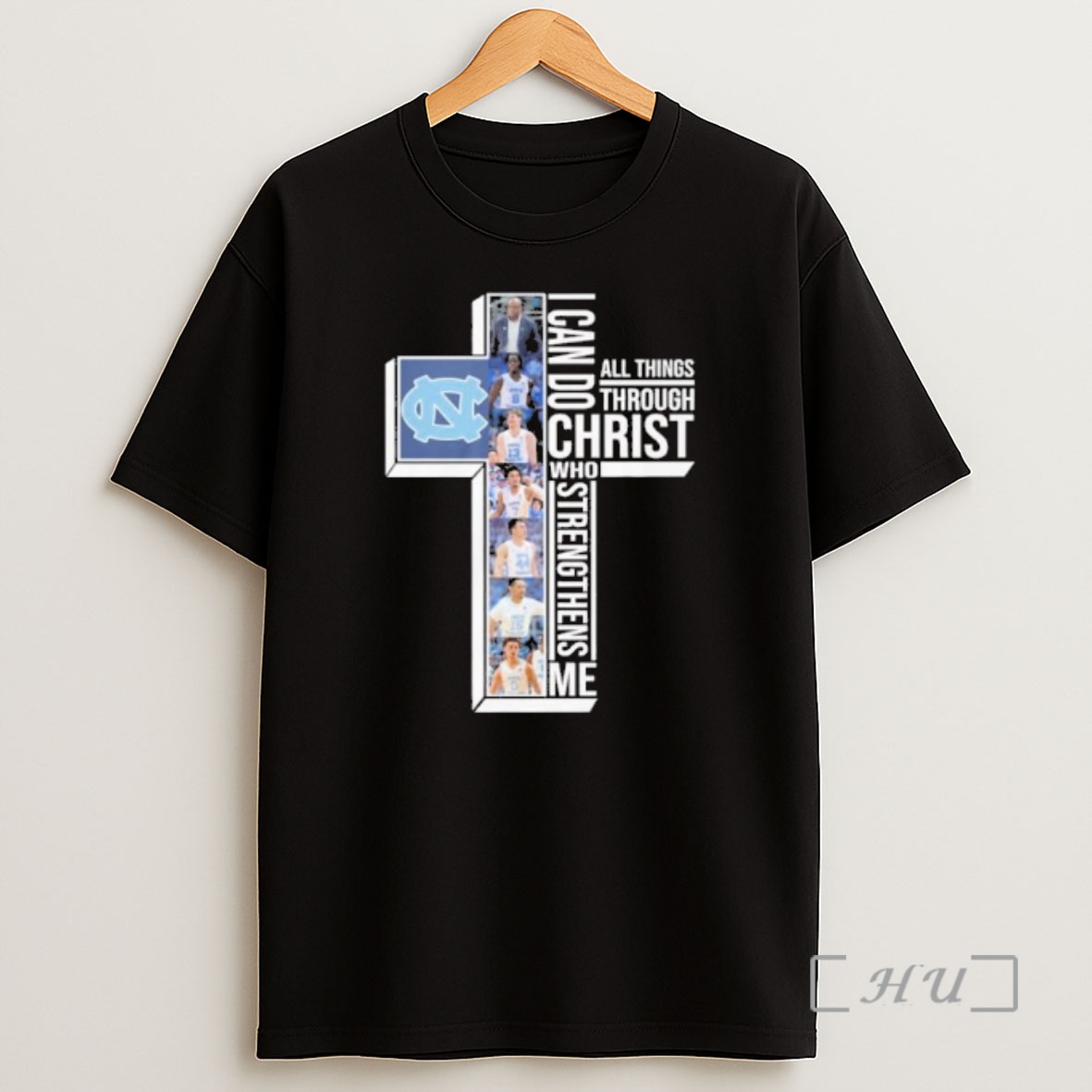 Officials Unc Mens Basketball I Can Do All Things Through Christ Who Strengthens Me Shirt Sweatshirt Tee