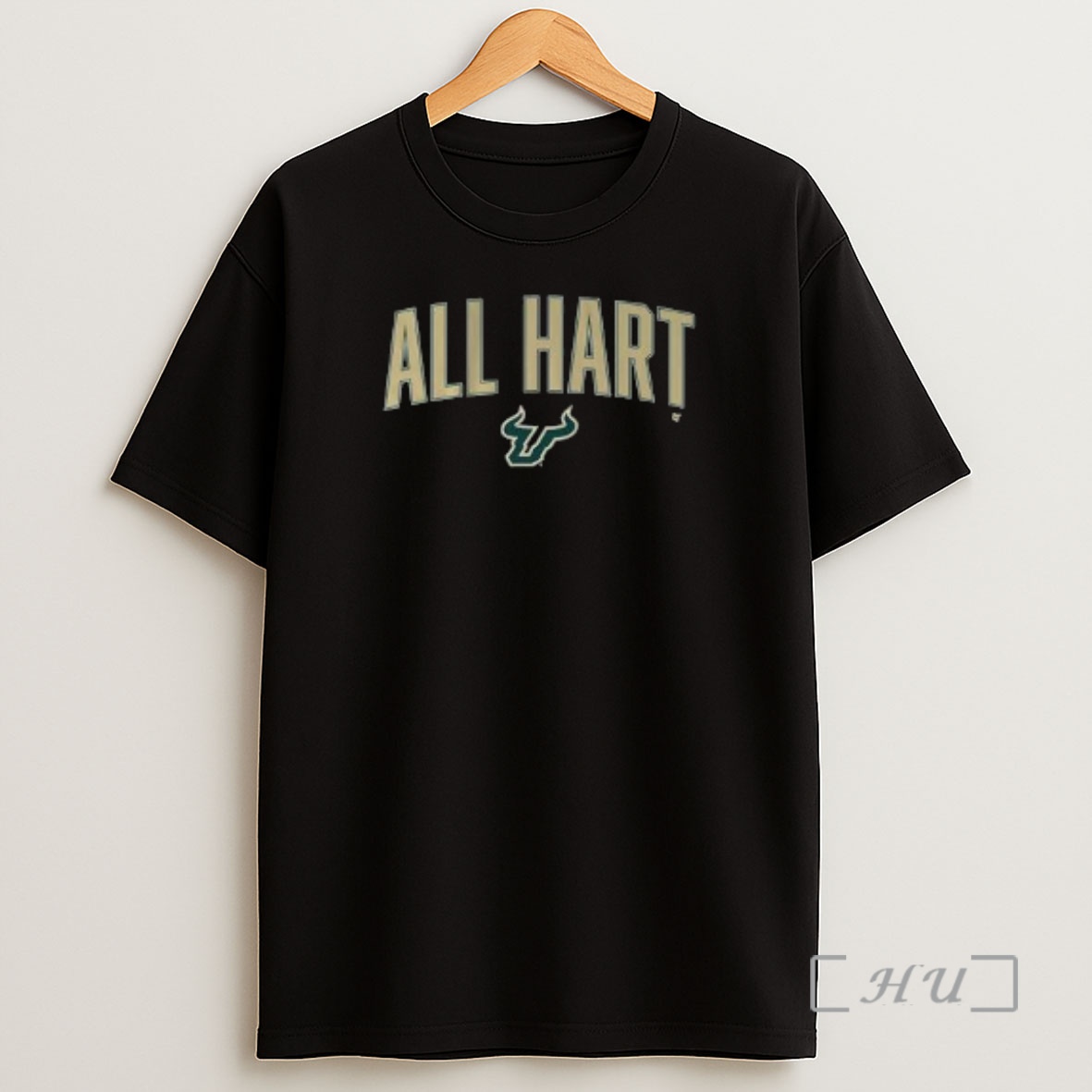 Officials Usf Football All Hart Circle Black Shirt Sweatshirt Tee