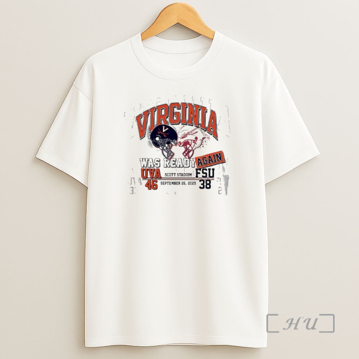 Officials Uva Football Beats Fsu Was Ready Again 2025 Score Shirt Sweatshirt Tee