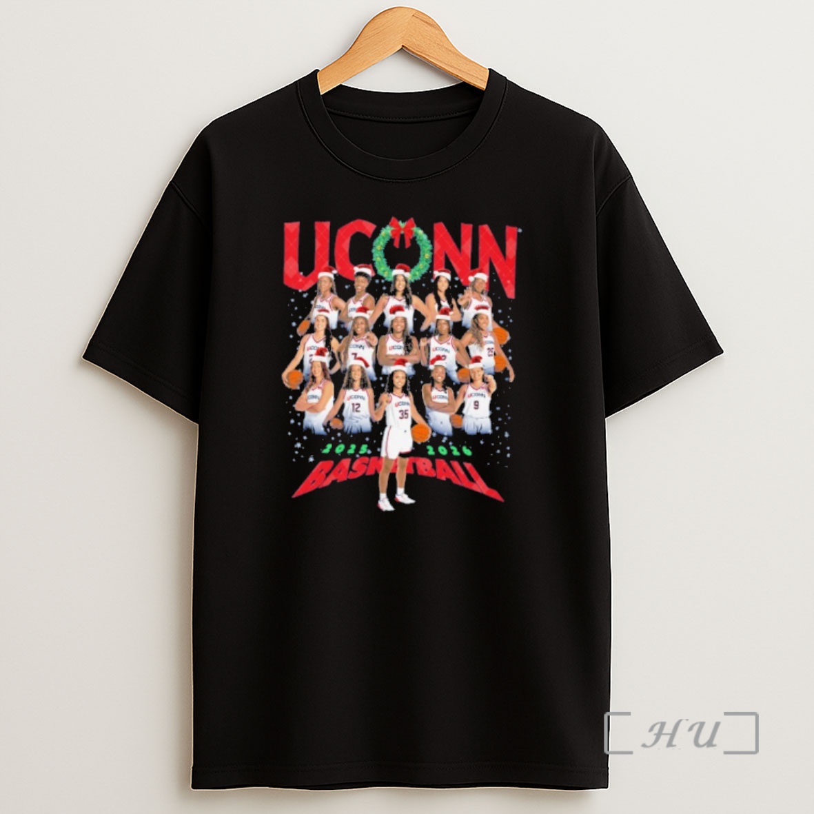 Officials Uconn Huskies Wnba 2025 2026 Holiday Team Funny Christmas Shirt Sweatshirt Tee