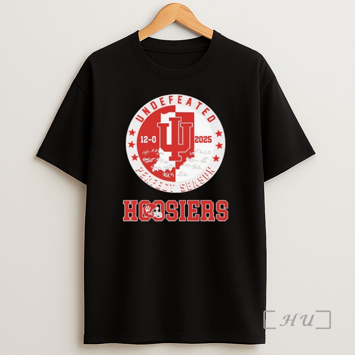 Officials Undefeated 12 0 2025 Perfect Season Indiana Hoosiers Players Signatures Shirt Sweatshirt Tee