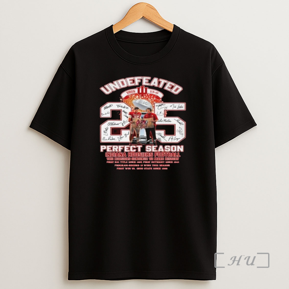 Officials Undefeated Indiana Hoosiers Football Perfect Season Champions 2025 2026 Signatures Shirt Sweatshirt Tee