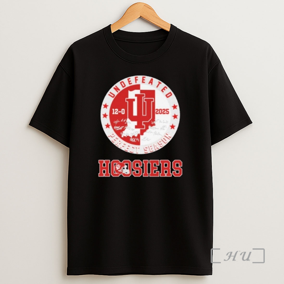Officials Undefeated Perfect Season Hoosiers Shirt Sweatshirt Tee