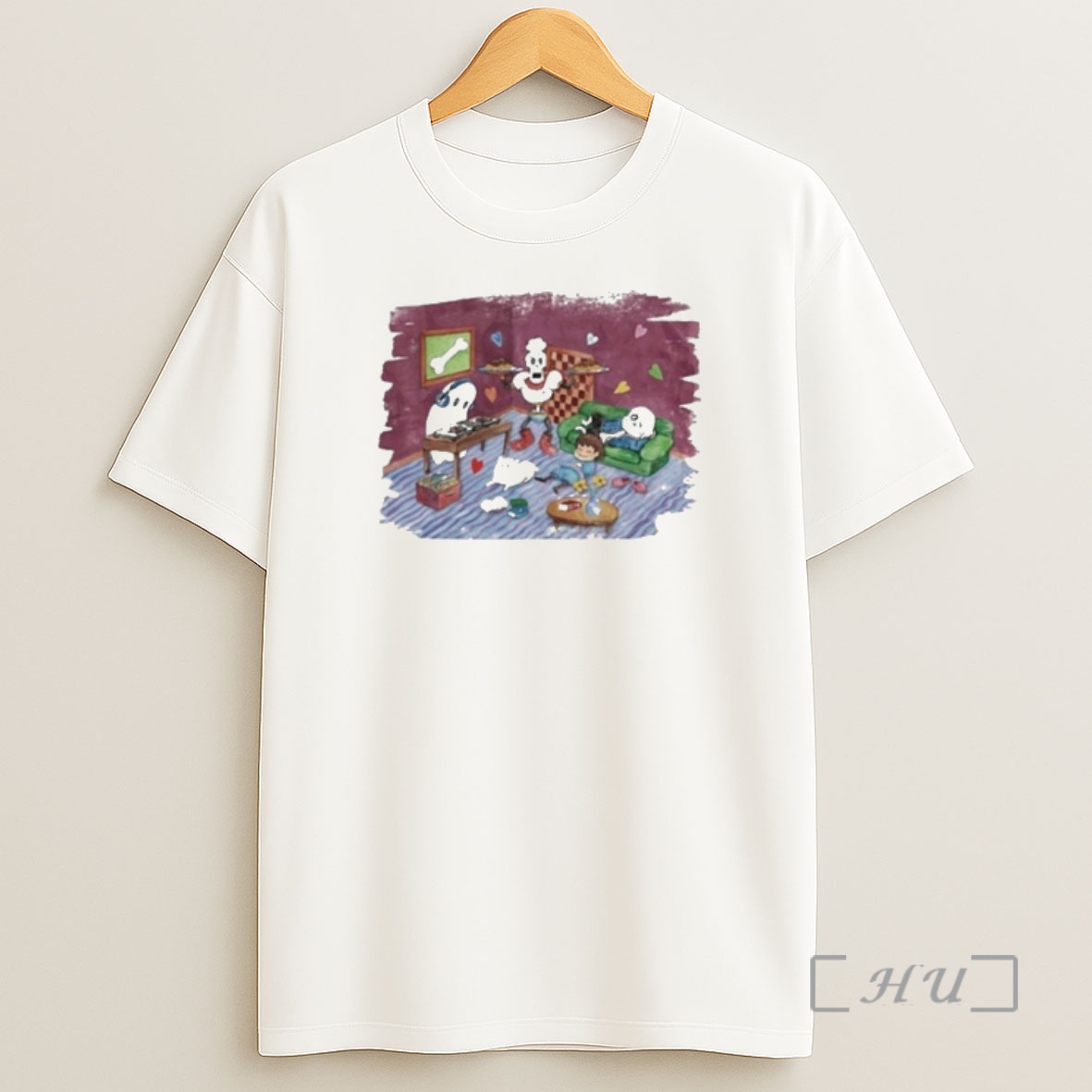 Officials Undertale X Square Enix Chitei De Chill Shirt Sweatshirt Tee