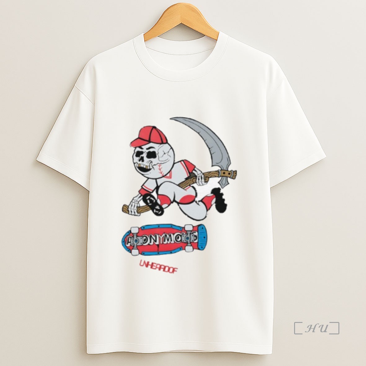 Officials Unheardof Reaper Skater Baseball Graphic Premium Shirt Sweatshirt Tee