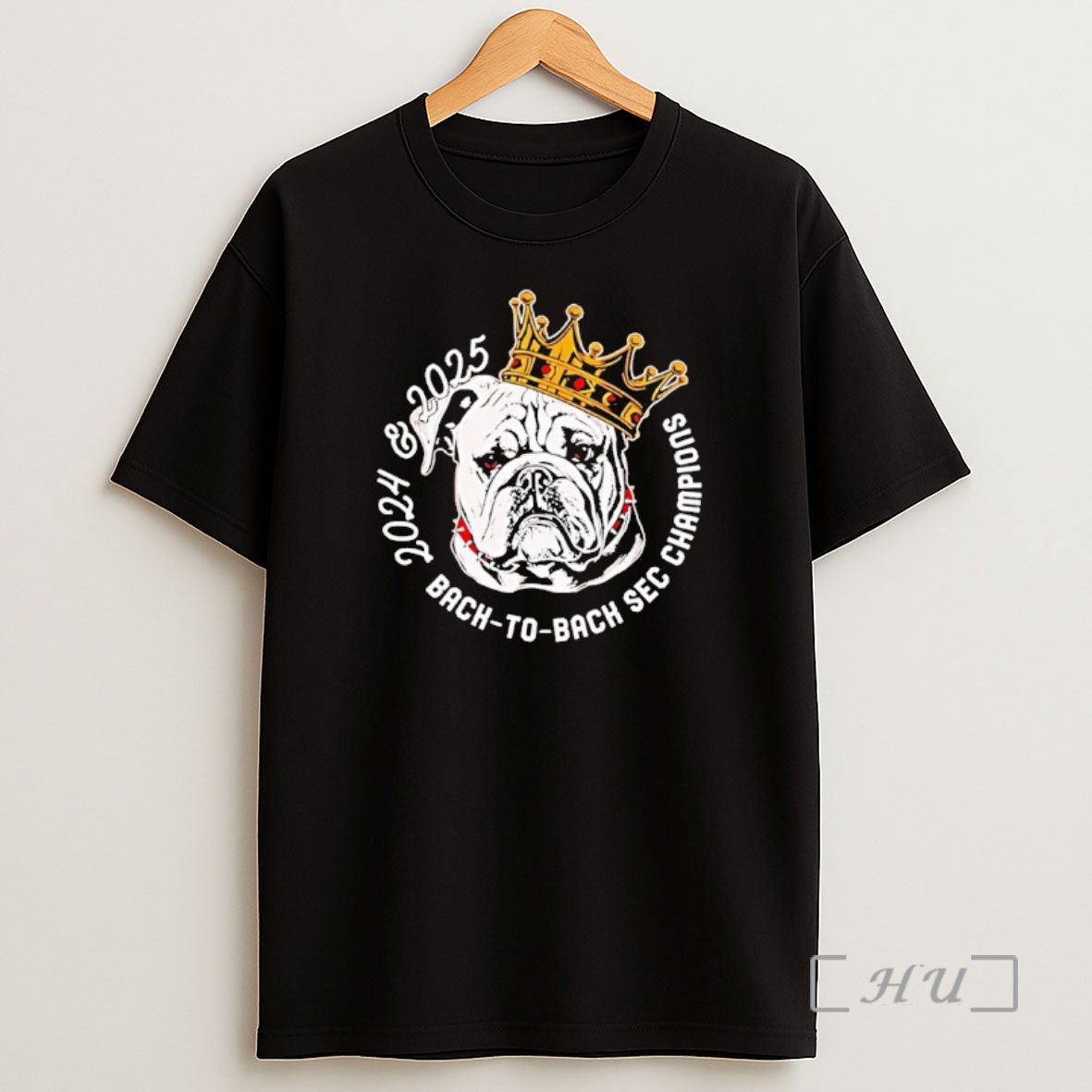 Officials University Of Georgia Football Champions Back To Back 2024 2025 Bulldog Crown Shirt Sweatshirt Tee