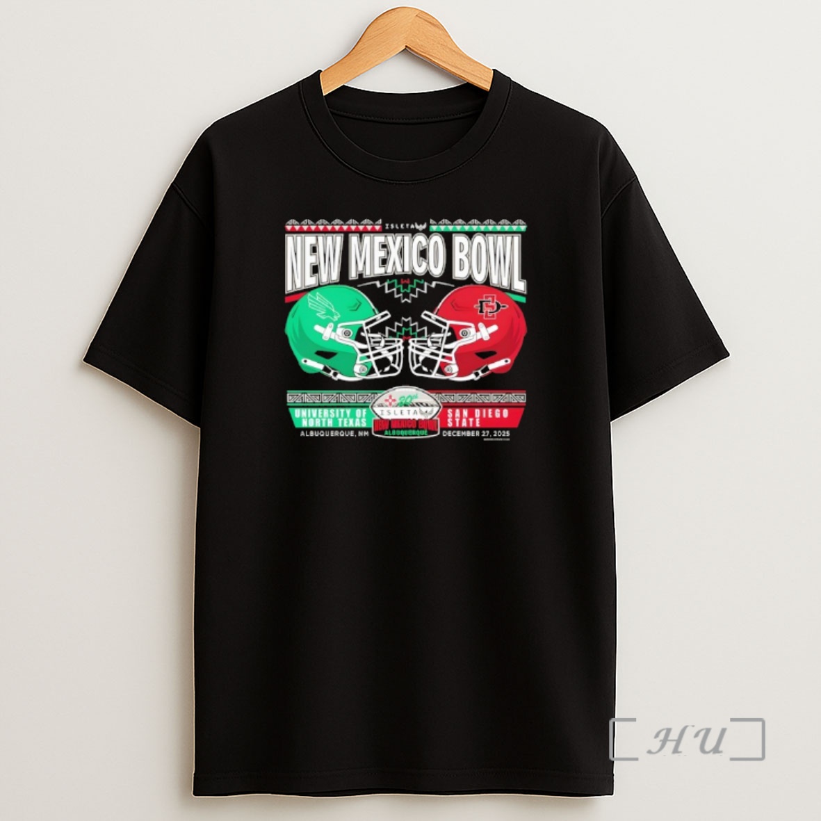 Officials University Of North Texas X San Diego State 2025 Isleta New Mexico Bowl Shirt Sweatshirt Tee