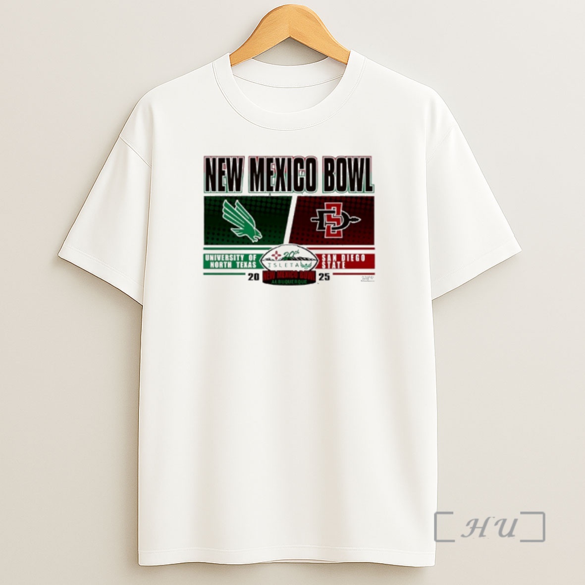 Officials University Of North Texas X San Diego State 2025 Isleta New Mexico Bowl Logo 2025 Shirt Sweatshirt Tee