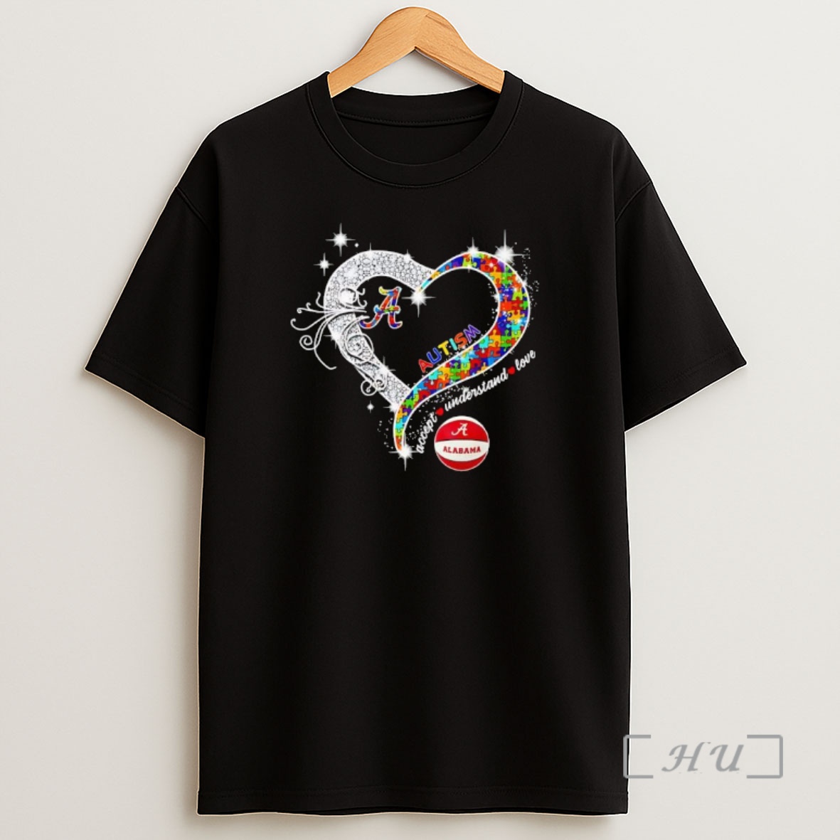 Officials University Of Alabama Autism Awareness Accept Understand Love Shirt Sweatshirt Tee