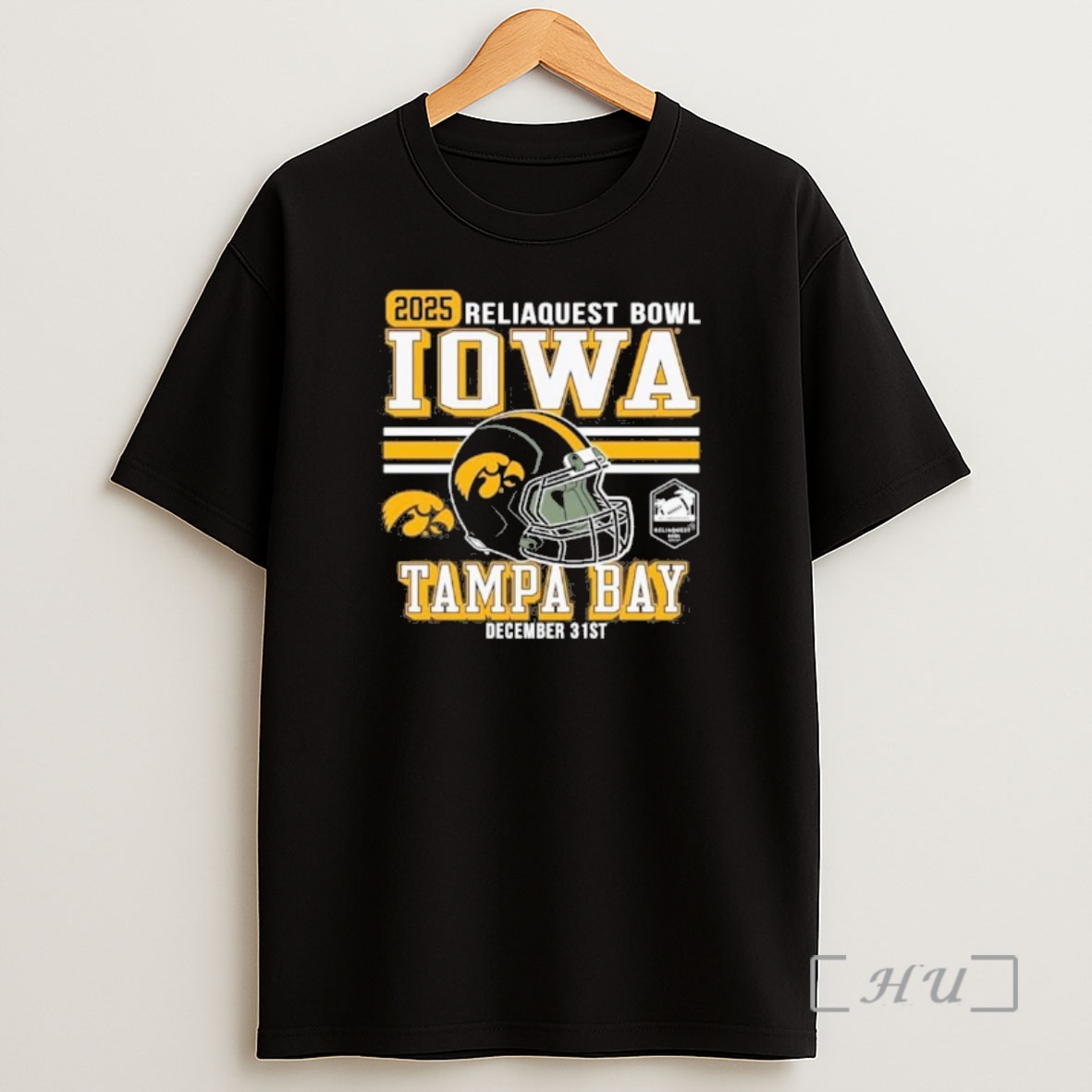Officials University Of Iowa Hawkeyes Football 2025 Reliaquest Bowl Bound Shirt Sweatshirt Tee