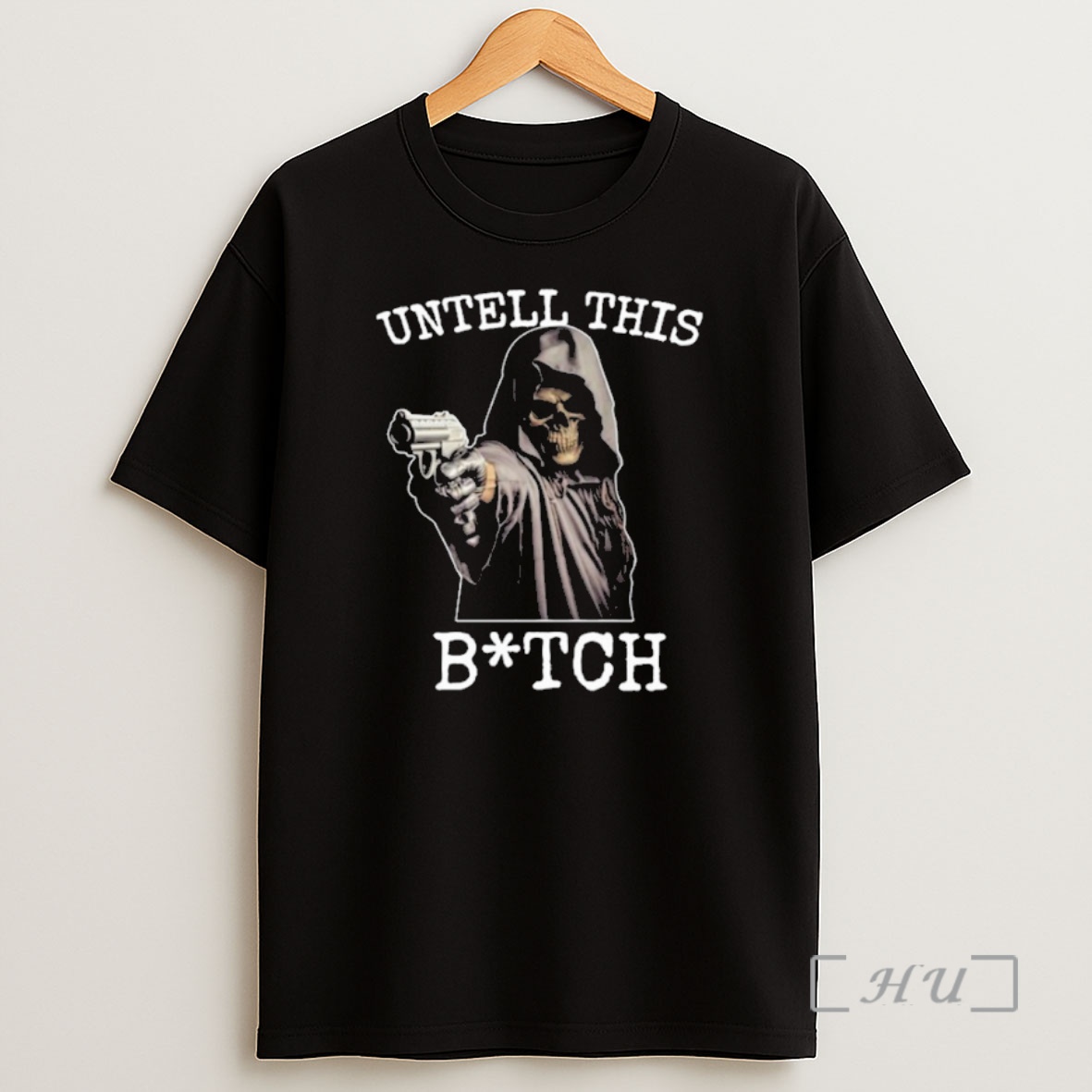 Officials Untell This Bitch Skeleton Gun Shirt Sweatshirt Tee