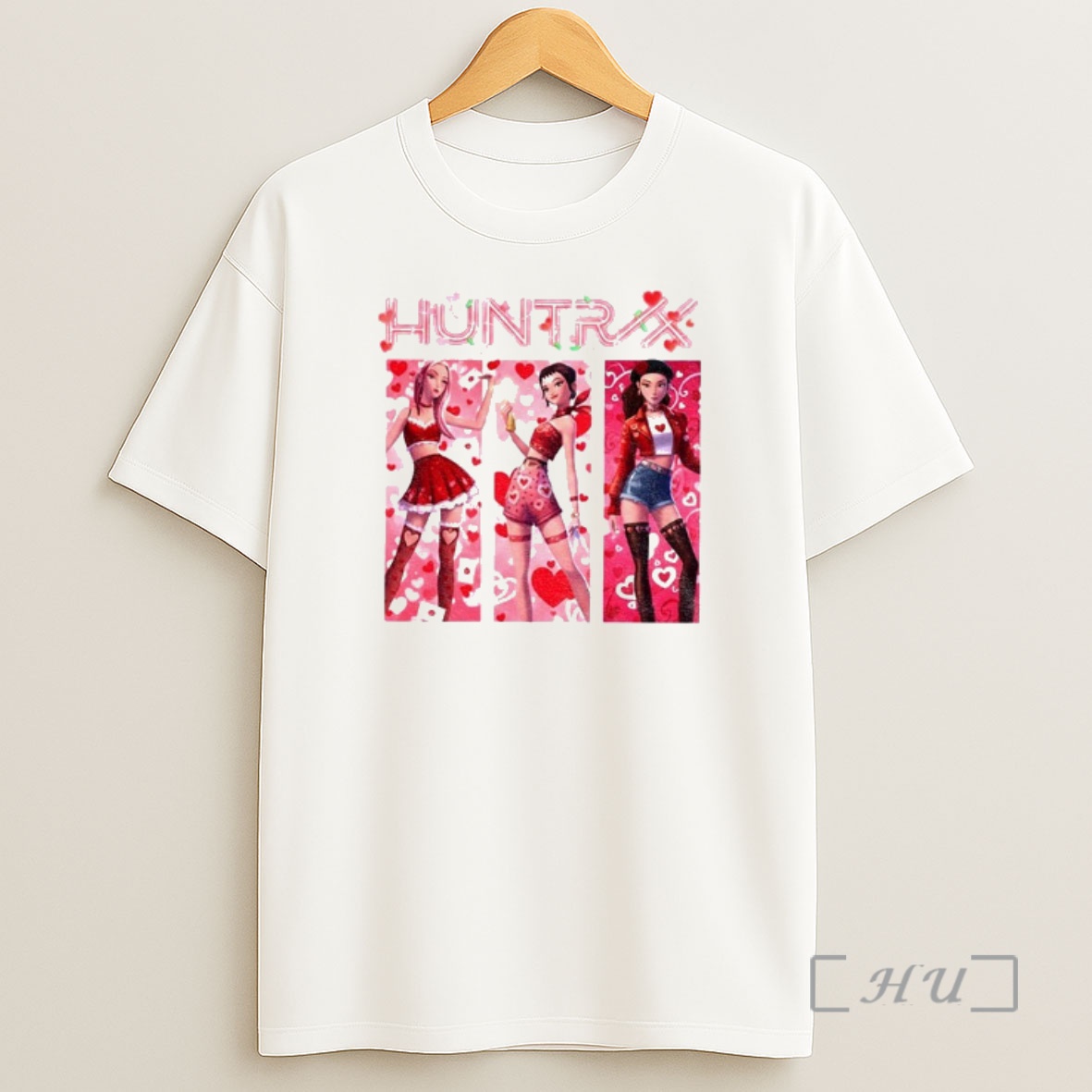 Officials Valentine Demon Hunters Huntrix Kpop Anime Girl Shirt Sweatshirt Tee