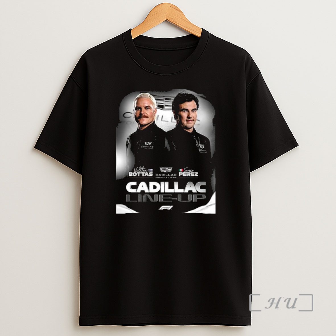 Officials Valtteri Bottas And Sergio Perez Cadillac Line Up Shirt Sweatshirt Tee