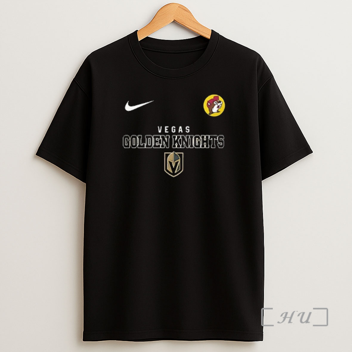 Officials Vegas Golden Knights X Buc Ees Be The Realm Mascot Double Sided Graphic Shirt Sweatshirt Tee