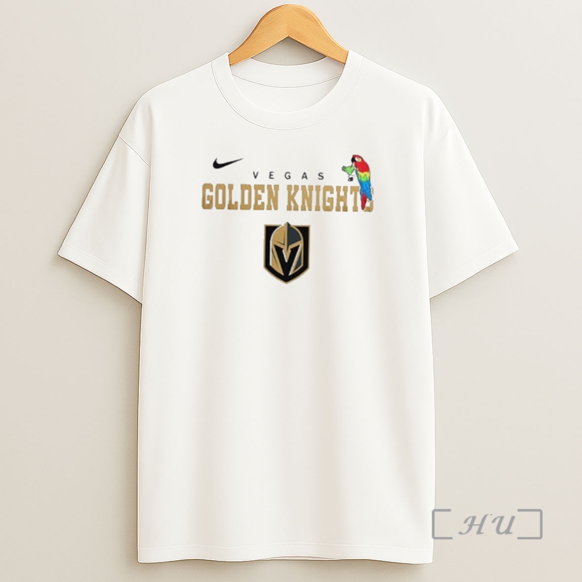 Officials Vegas Golden Knights X Jimmy Buffett Parrot Mascot Shirt Sweatshirt Tee