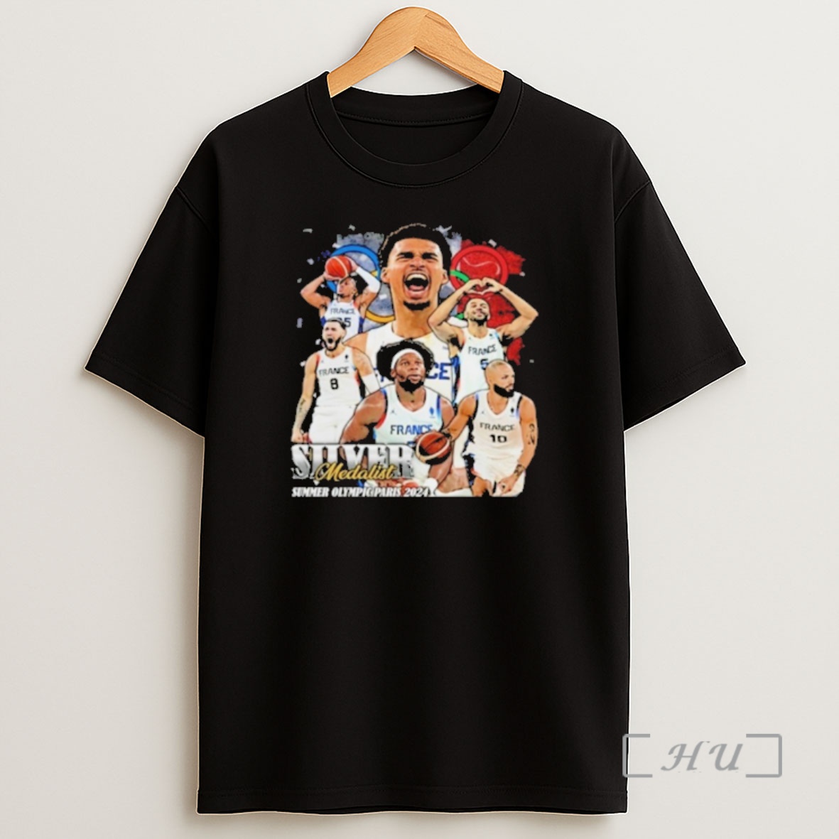 Officials Victor Wembanyama Silver Medalist Graphic Shirt Sweatshirt Tee
