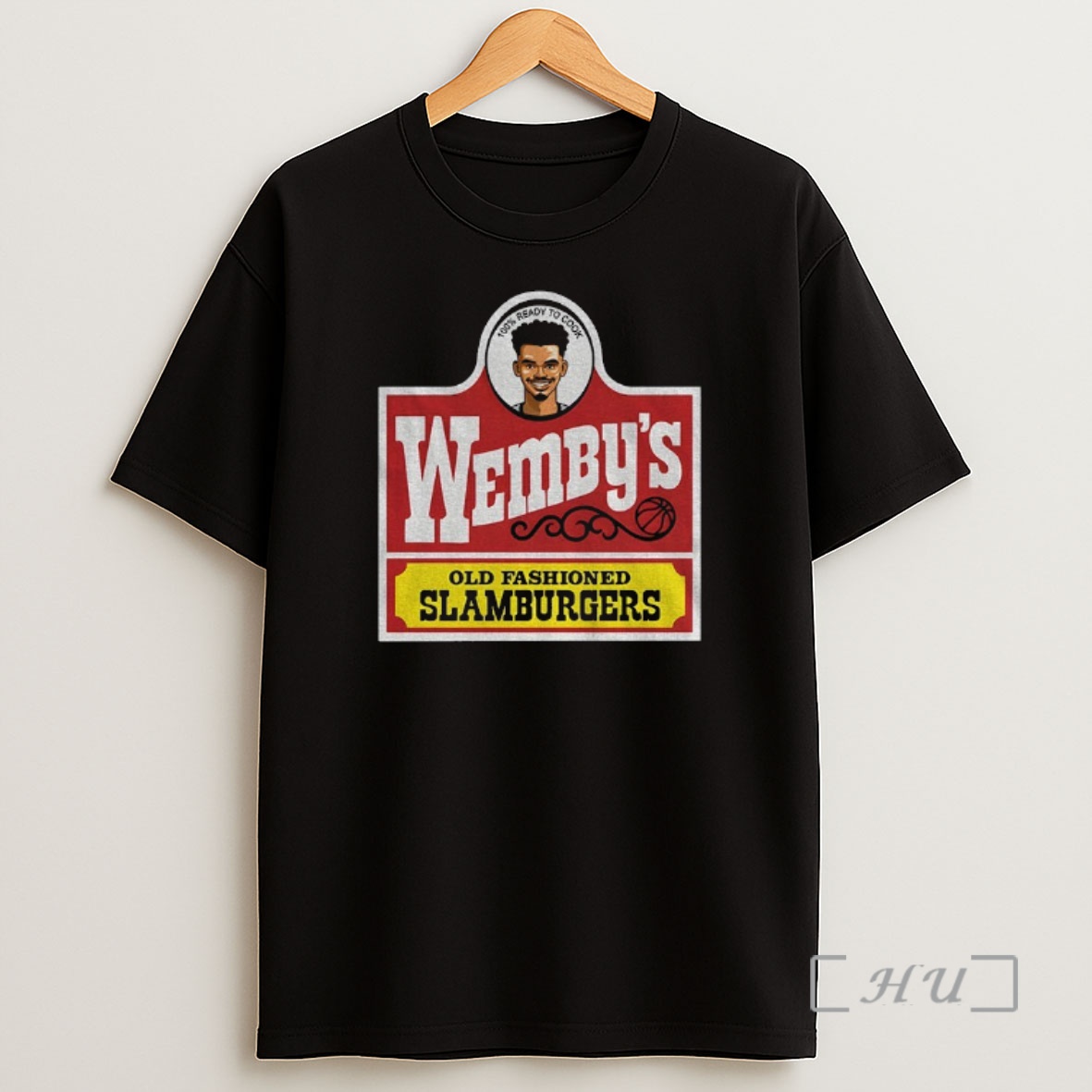 Officials Victor Wembanyama Wembys Old Fashioned Slamburgers 100 Ready To Cook Shirt Sweatshirt Tee