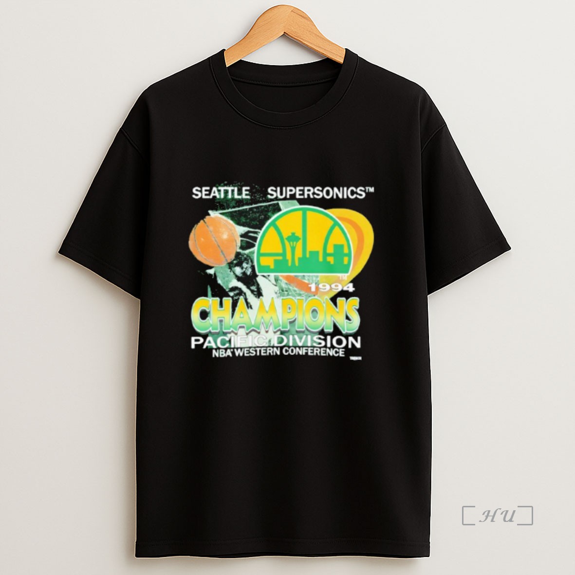 Officials Vintage Seattle Supersonics 1994 Champions Premium Shirt Sweatshirt Tee