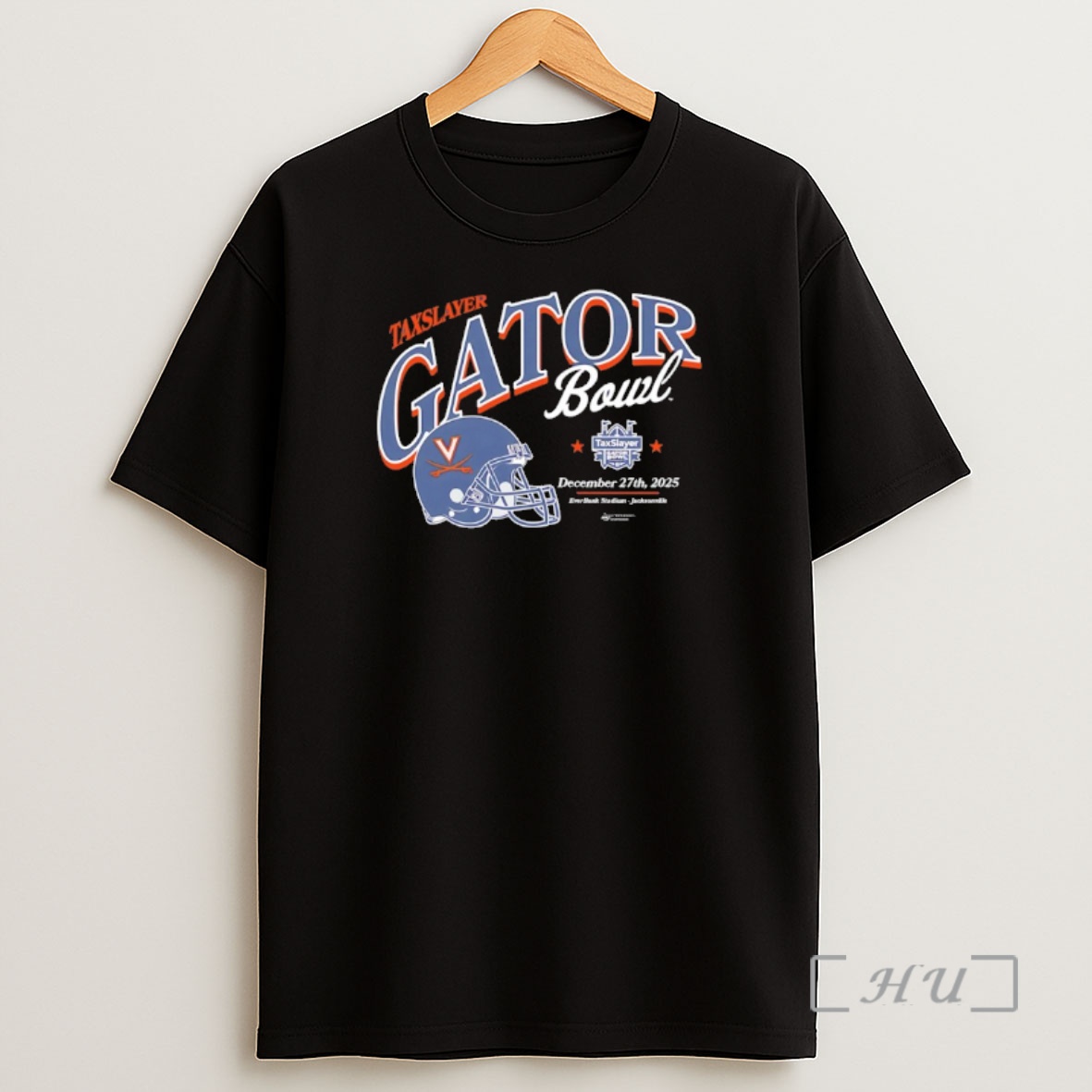 Officials Virginia Cavaliers 2025 Taxslayer Gator Bowl Helmet Shirt Sweatshirt Tee