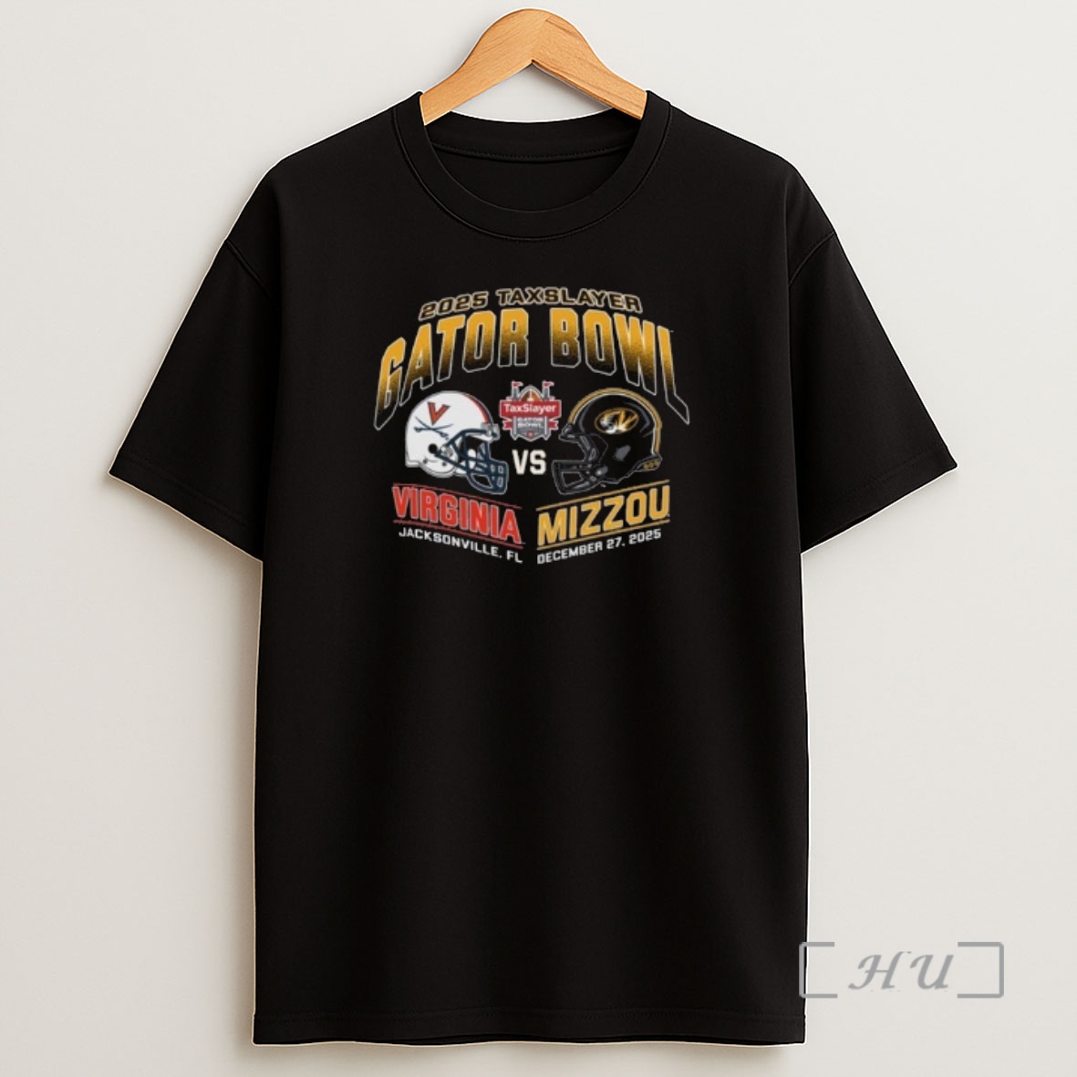Officials Virginia Cavaliers Vs Mizzou Tigers 2025 Taxslayer Gator Bowl Head To Head Shirt Sweatshirt Tee